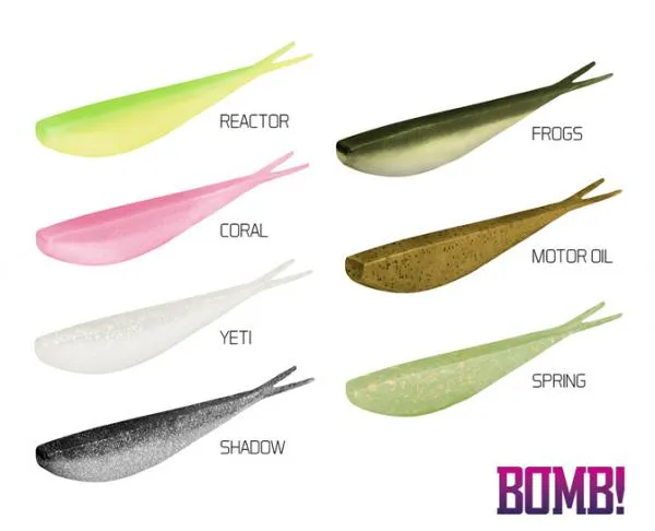 BOMB! Gumihal D-SHOT / 5db-6,5cm/Frogs