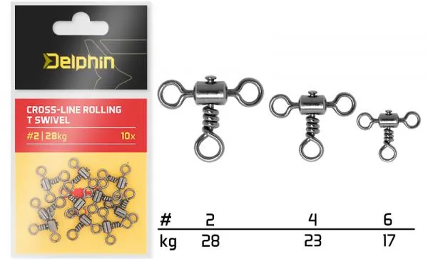 Átmenő gördülő T forgó / 10 db-#4 /23kg