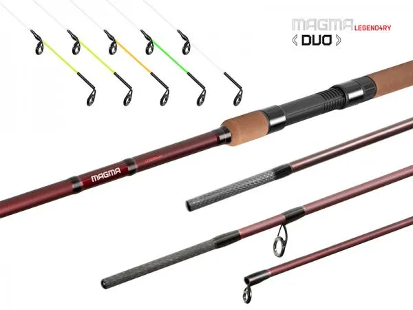 Delphin MAGMA LEGEND4RY Duo-320-360cm/100g/3rész feeder, p...