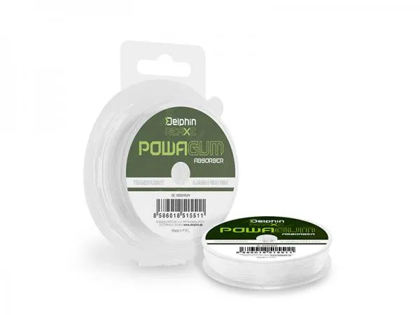 Delphin REAXE PowaGUM Absorber Transzparens-1.2mm/10kg/10m