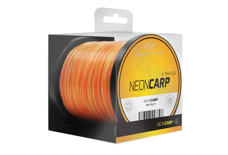 FIN NEON CARP monofil zsinór 600m / sárga-narancs-0,40mm 2...