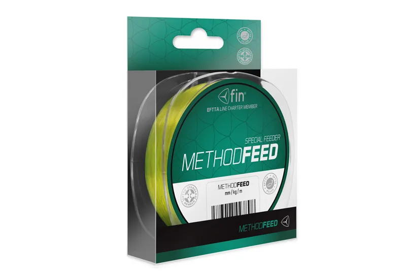 FIN METHOD FEED monofil zsinór 200m/sárga -0,14mm 4lbs