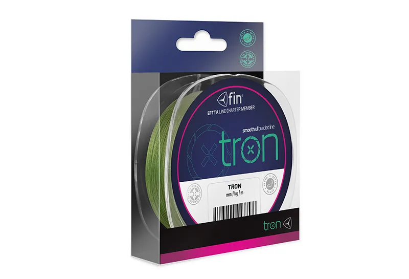 fin TRON zöld / 130m-0,05mm 5lbs fonott zsinór