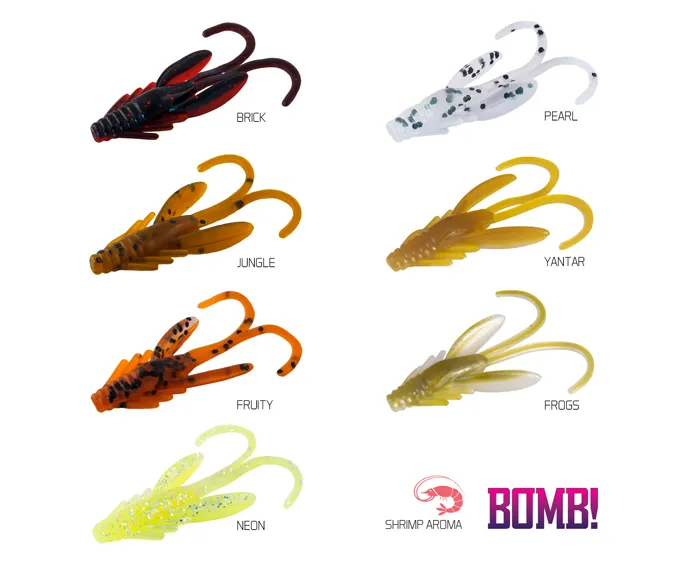 BOMB! Gumihal Nympha / 10db-2,5cm/FROGS