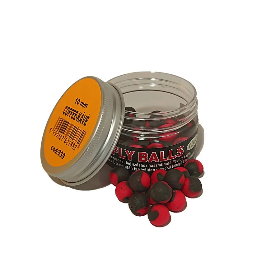 Coffee fly balls fluo 10 mm - 30g