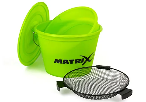 Matrix Bucket Set - LIME 25L Etetőanyag keverő vödör+szita...