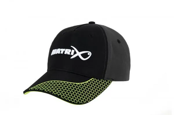 Matrix Baseball Cap Grey/Lime Baseball Cap sapka