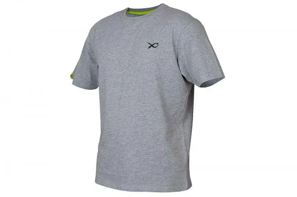 Matrix Minimal Light Grey Marl T-Shirt XXL póló