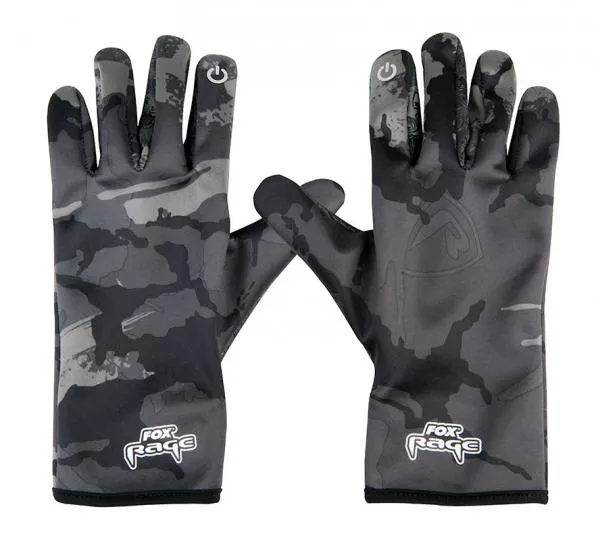 Fox Rage Thermal Camo Gloves Kesztyű M