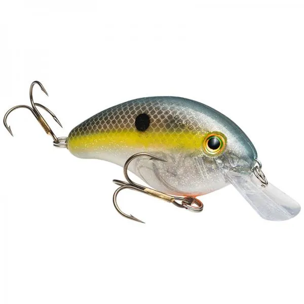 Strike King Pro Model Series 4S Clear Ghost Sexy Shad - 11...