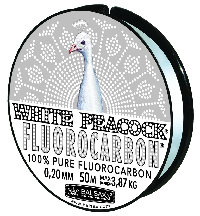 Balsax White Peacock 0,16mm/50m fluorcarbon zsinór