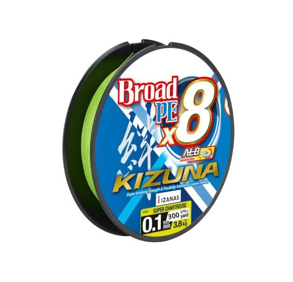 Balzer Owner Kizuna 8 Chartreuse 270m 0,17mm fonott zsinór...