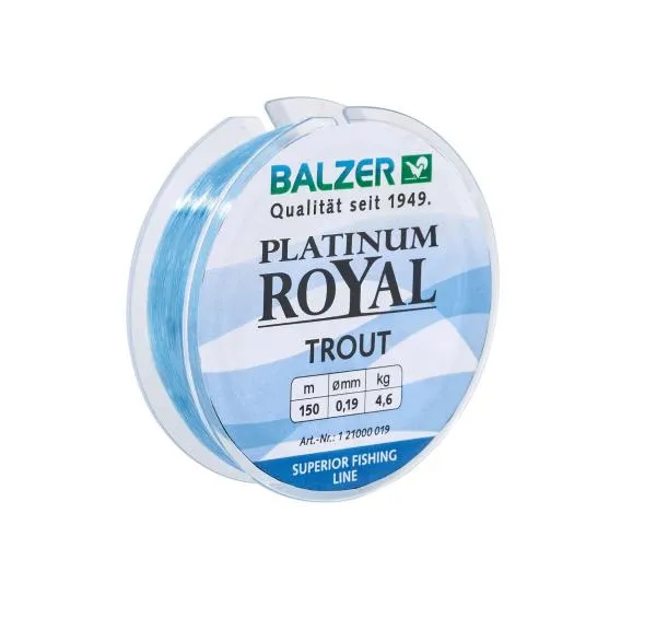 Balzer Platinum Royal Trout kék 150m 0,22mm monofil zsinór...