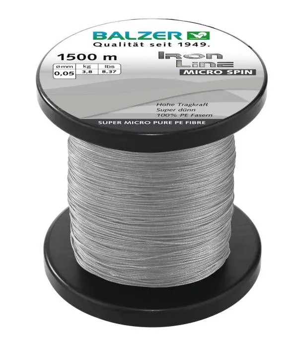 Balzer Iron Line Micro Spin 1500m 0,05mm fonott zsinór