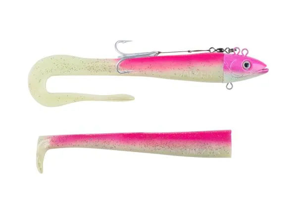 Balzer Adrenalin Artic Eel Pink Luminous, 150g gumihal