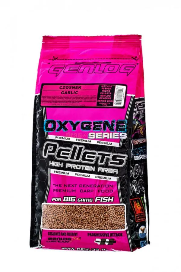 GENLOG oxygene micro pellet 2mm fokhagyma