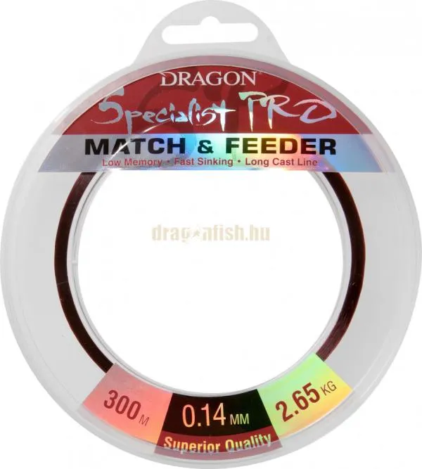 DRAGON specialist pro match & feeder 300m 0,25mm 7,70kg