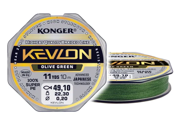 KONGER Kevlon Olive Green X4 0.12/10m