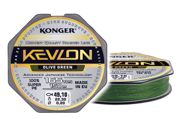 KONGER Kevlon Olive Green X4 0.08/150m