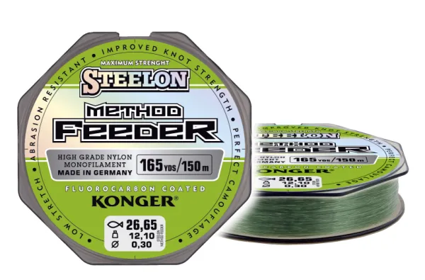 KONGER Steelon Method Feeder FC 0.18mm/150m