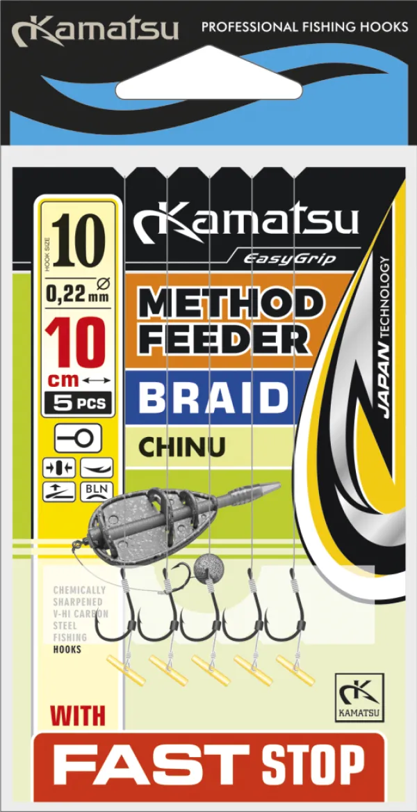 KAMATSU Method Feeder Braid Chinu 10 Fast Stop