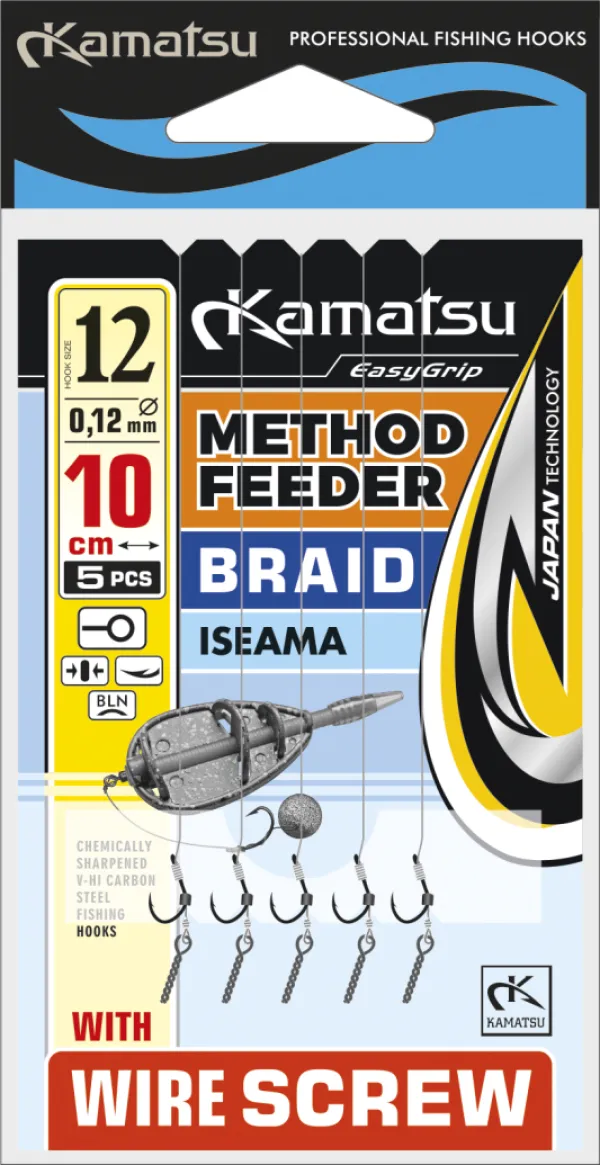 KAMATSU Method Feeder Braid Iseama 6 Wire Screw
