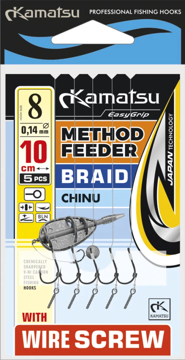 KAMATSU Method Feeder Braid Chinu 10 Wire Screw