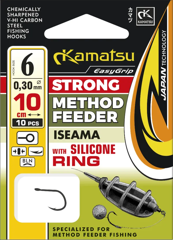 KAMATSU Method Feeder Strong Iseama 6 with Silicone Ring