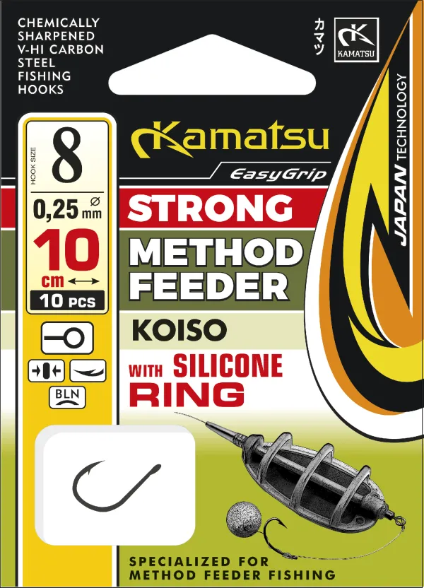 KAMATSU Method Feeder Strong Koiso with Silicone Ring