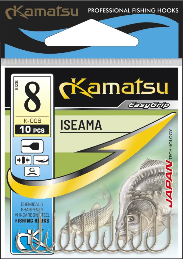 KAMATSU Kamatsu Iseama 6 Black Nickel Flatted