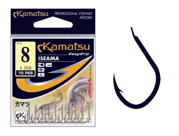 KAMATSU Kamatsu Iseama 3/0 Black Nickel Flatted