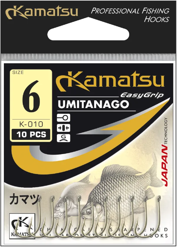 KAMATSU Kamatsu Umitanago 6 Black Nickel Ringed