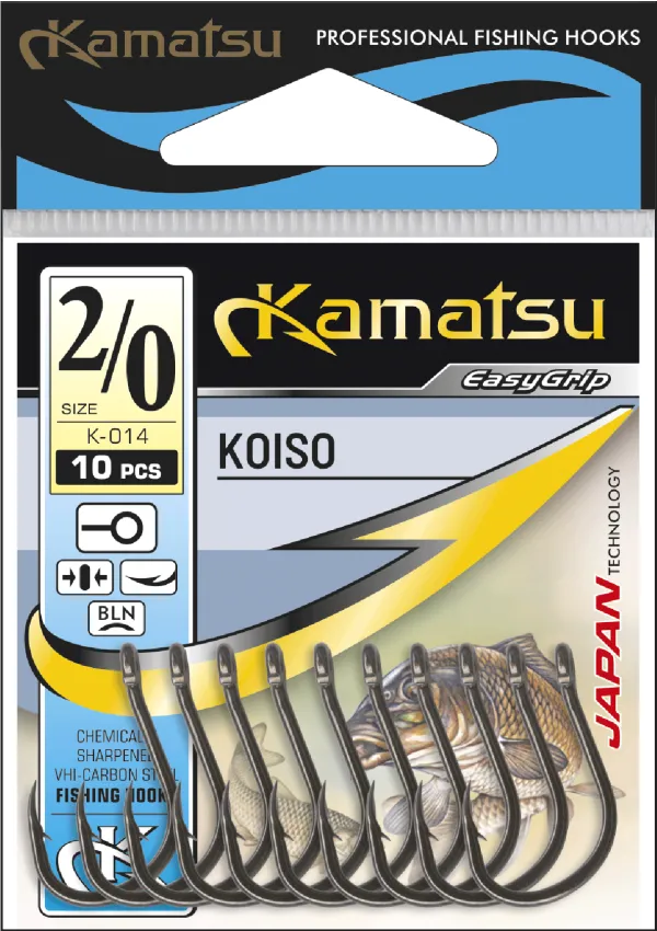 KAMATSU Kamatsu Koiso 1/0 Black Nickel Ringed