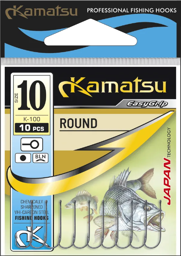 KAMATSU Kamatsu Round 2 Black Nickel Ringed