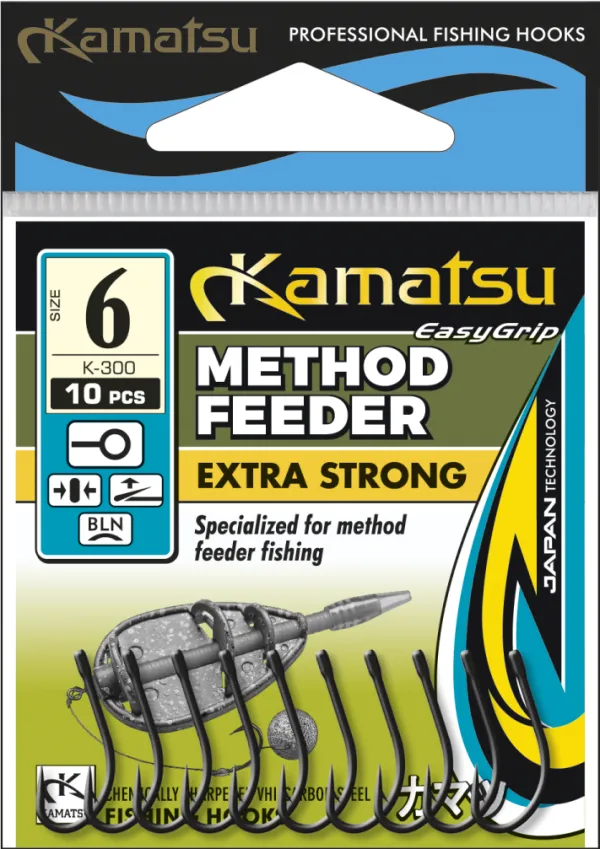 KAMATSU Kamatsu Method Feeder Extra Strong 6 Black Nickel ...