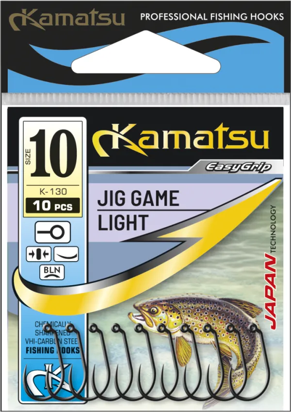KAMATSU Kamatsu Jig Game Light 6 Black Nickel Ringed