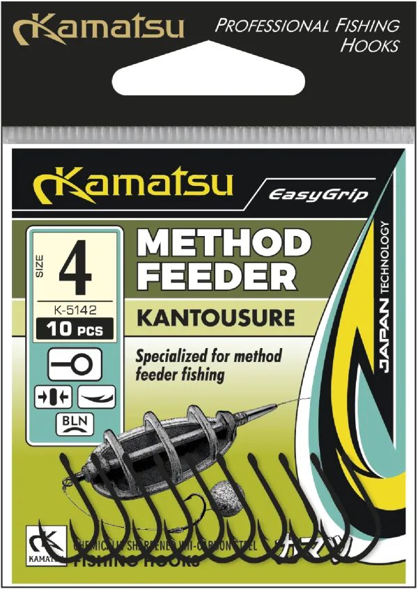 KAMATSU Kamatsu Kantousure Method Feeder 6 Black Nickel Ri...