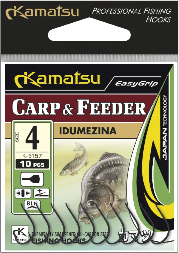 KAMATSU Kamatsu Idumezina Carp & Feeder 1 Black Nickel Fla...