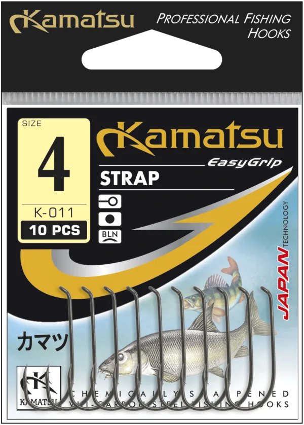 KAMATSU Kamatsu Strap 4 Black Nickel Ringed