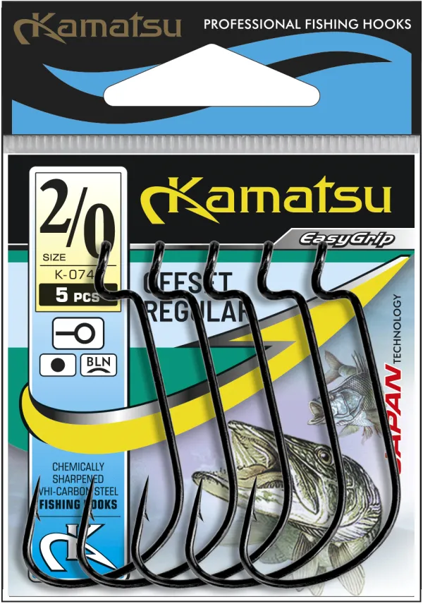 KAMATSU Kamatsu Offset Regular 1 Black Nickel Ringed