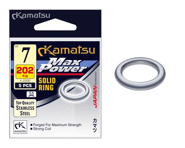 KAMATSU Solid Ring Max Power K-2200 5mm 78kg SS