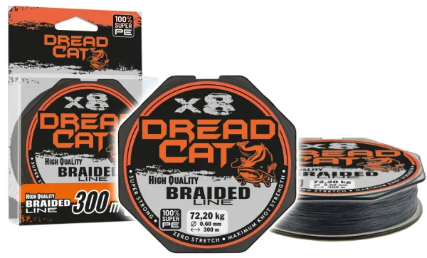 DREADCAT Dread Cat x8 Black 0,30mm/300m