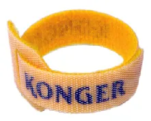 KONGER Yellow Velcro Tape for Rods Long 28.5cm no.4
