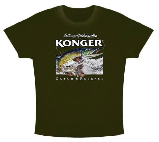 KONGER T-Shirt Pike Green Size S