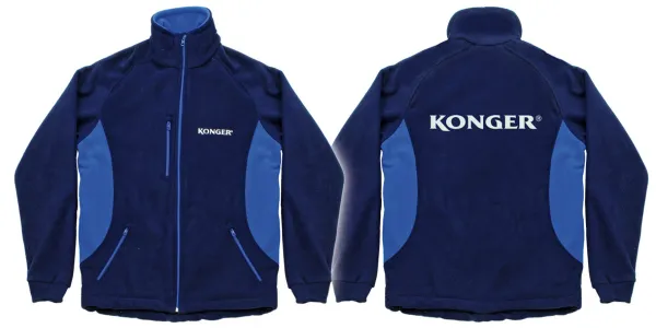 KONGER Konger Blue Fleece Jacket Size XXXL
