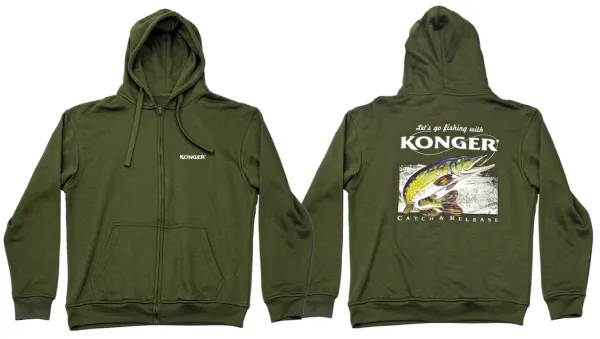KONGER Green hoodie Pike size L