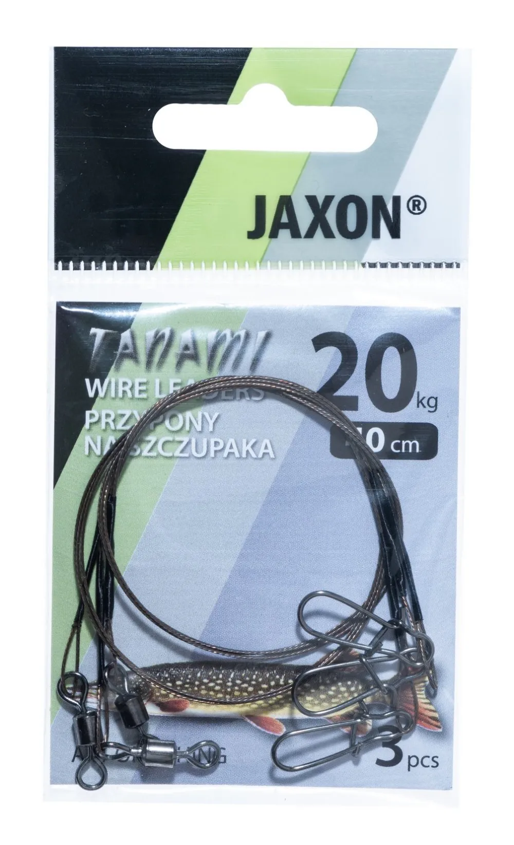 Jaxon tanami big game wire leaders 20kg 50cm E