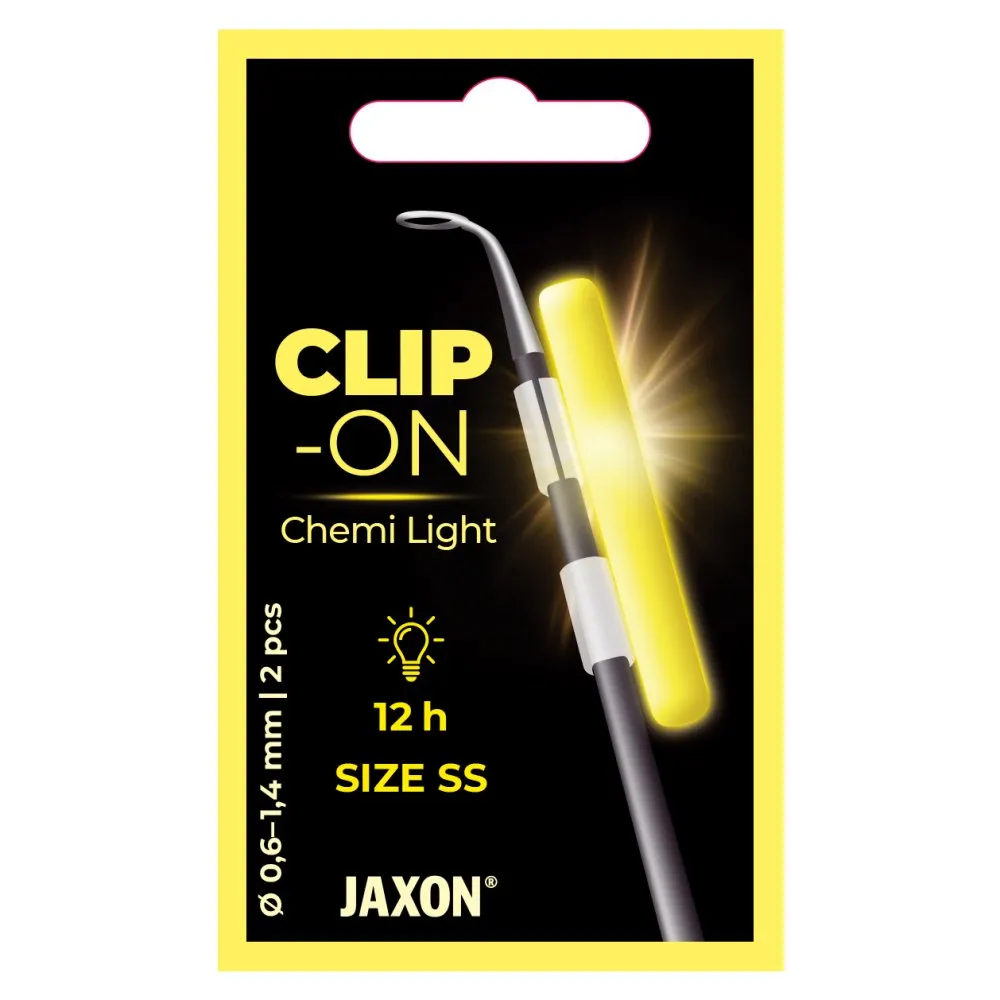 JAXON CLIP-ON LIGHTSTICK 0,6-1,4mm Yellow/green