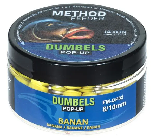 JAXON DUMBELS POP-UP METHOD FEEDER BANANA 30g 8/10mm