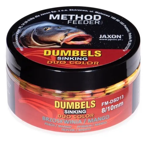 JAXON DUMBELS DUO COLOR SINKING METHOD FEEDER PEACH/MANGO ...